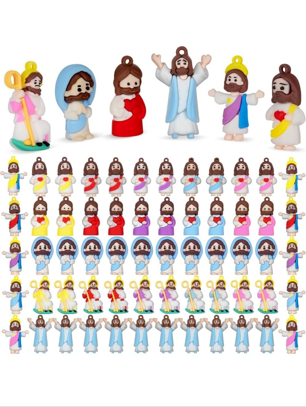 Religious Character Mini Figures Set - Multicolor Kids Toys